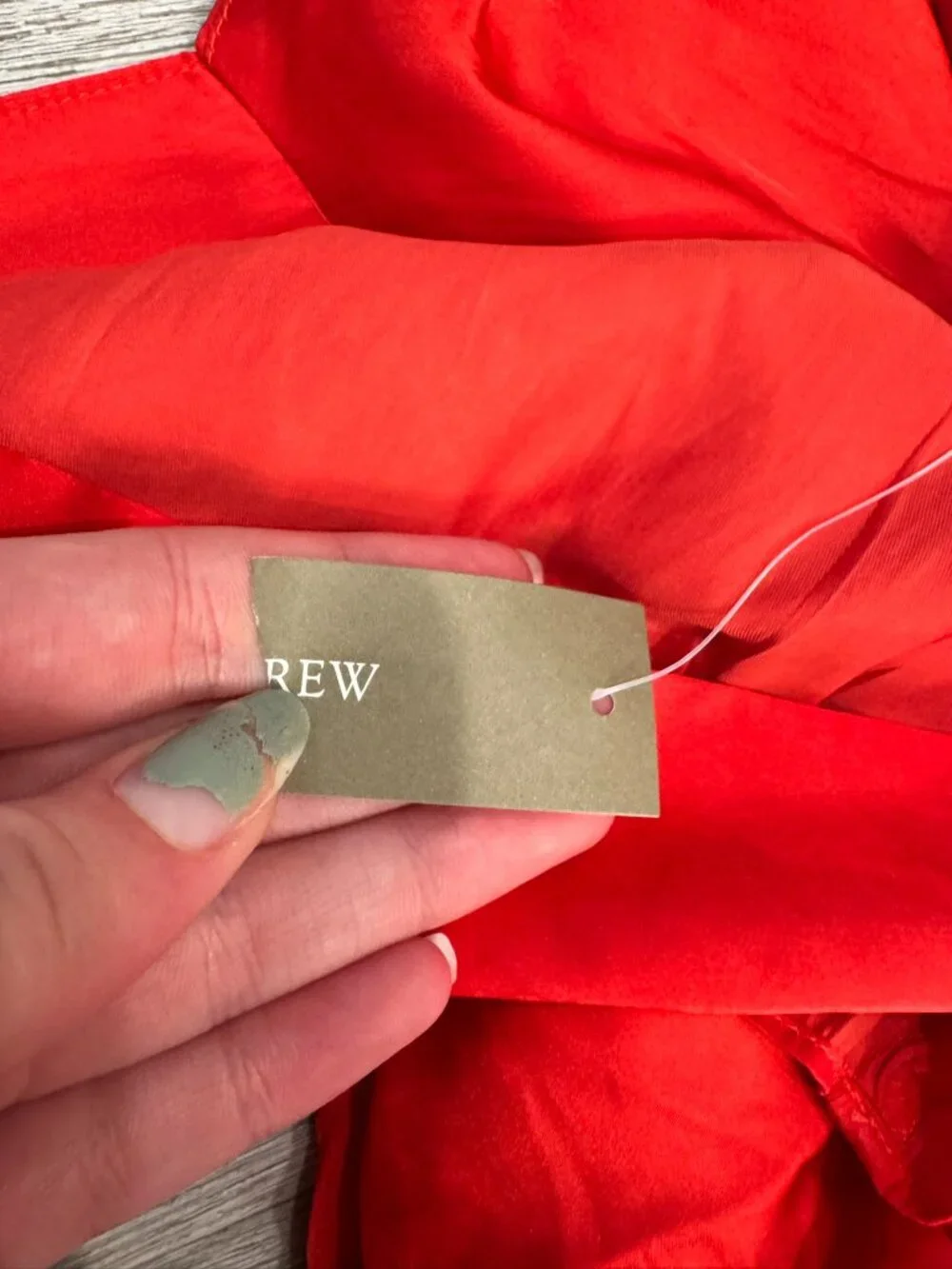 J Crew NWT Silky Red Maxi Dress Sweetheart Neck Flutter Slv Keyhole Size 22 J29